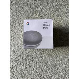 Google Home Mini Smart Speaker Chalk - Brand New Sealed